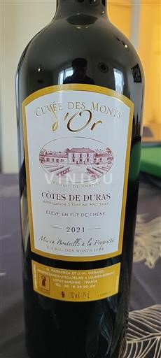 Southwest Côtes de Duras E.a.r.l. Des Monts Or des Monts d'Or 2021