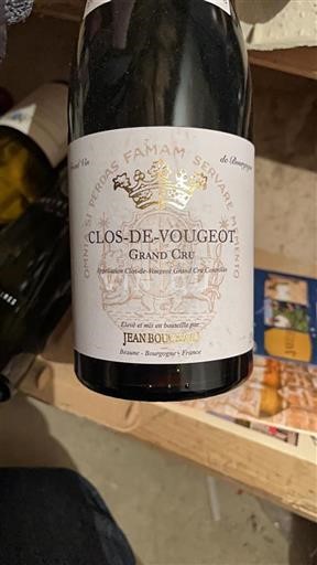 Bourgogne Clos-de-vougeot Grand Cru Jean Bouchard 2015