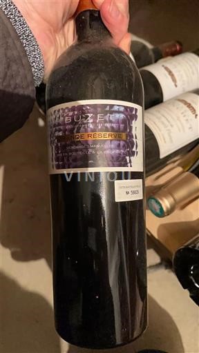 Vin Rouge sec Grande Réserve 2000 France Sud-Ouest Buzet AOC