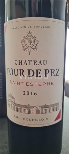 Bordeaux Saint-Estèphe Cru Bourgeois Château Tour De Pez 2016