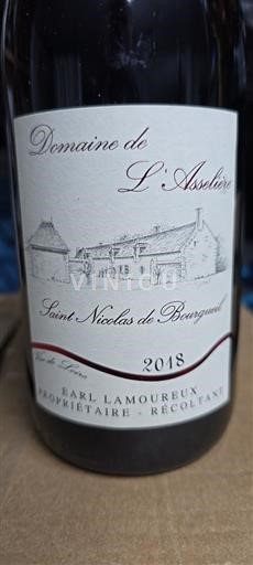 Valle della Loira Saint-Nicolas-De-Bourgueil Domaine L´asselière 2018