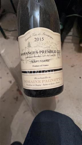 Bourgogne Ospecificerad Premier Cru Domaine Pagnotta La Fussi%c3%a8re 2015