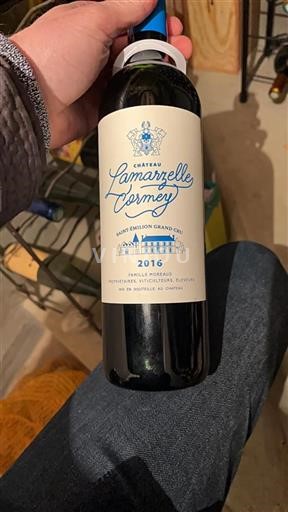 Burdeos Saint-Émilion Gran Cru Grand Cru Château Lamarzelle Cormey 2016