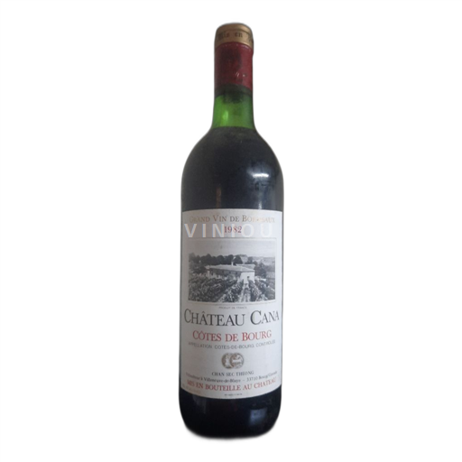 Bordeaux Côtes-de-Bordeaux Château Gana 1982