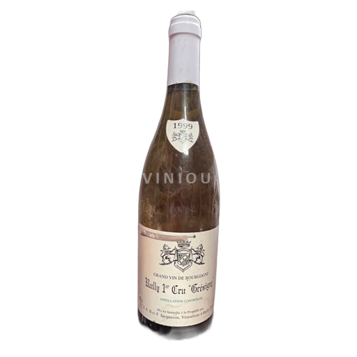 Bourgogne Premier Cru Domaine Jacqueson Grésigny 1999