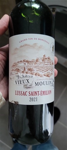 Burdeos Lussac-Saint-Émilion Domaine Vieux Moulin 2021