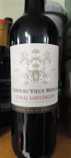 Bordeaux Lussac-saint-émilion Domaine Vieux Moulin 2021