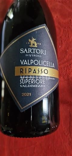 Veneto Valpolicella Ripasso Sartori Di Verona Valdimmezzo 2021