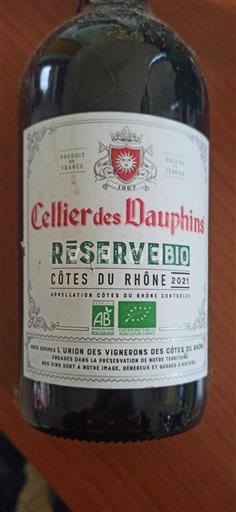 Rhônetal Côtes du Rhône Cellier Des Dauphins Réserve Bio 2021