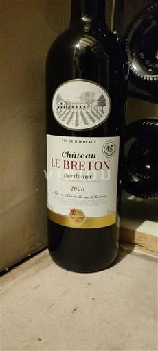 Bordéus Château Le Breton 2020