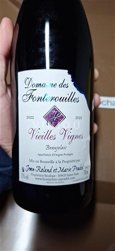 Beaujolais Domaine Des Fonteouilles Vieilles Vignes 2022