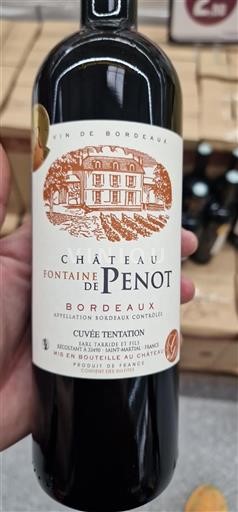 Bordeaux Château Fontaine De Penot Tentation Ikke årgangsbestemt