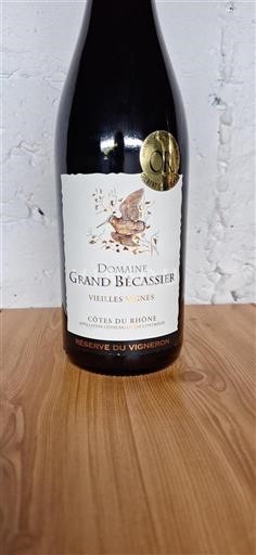 Vallée du Rhône Côtes-du-rhône Grand Bécassier Vieilles Vignes 2017