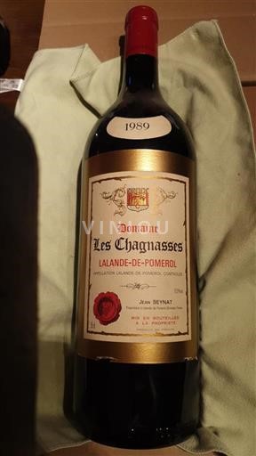 Bordeaux Lalande-de-Pomerol Domaine Les Chagnasses 1989