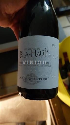 Roussillon Côtes del Roussillon Villages M. Chapoutier Les Vignes de Bila-Haut 2015