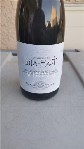 Roussillon Côtes du Roussillon Villages M. Chapoutier Les Vignes de Bila-Haut 2015