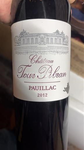 Bordeaux Pauillac Grand Cru Château Tour Pibran 2012