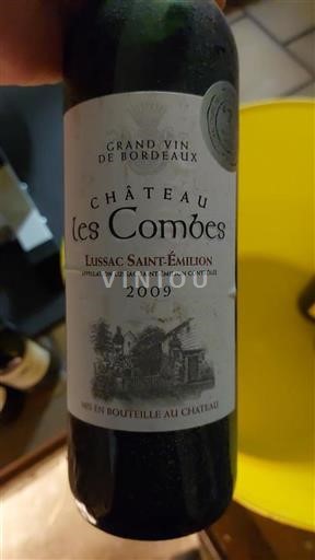 Vin Rouge sec Château Les Combes 2009 France Bordeaux Lussac-saint-émilion AOC