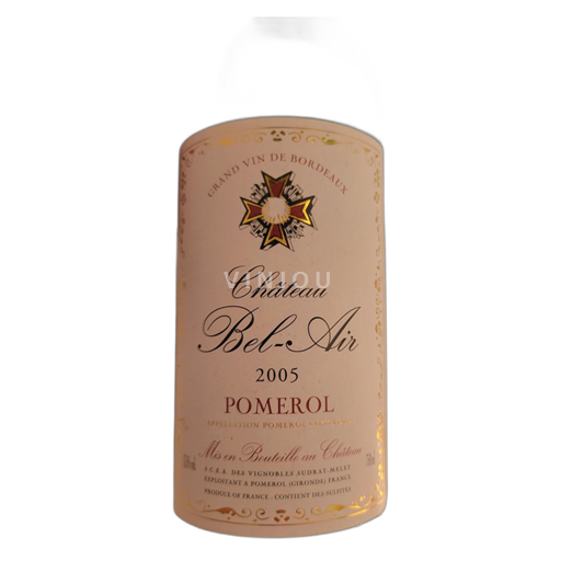 Bordeaux Pomerol Château Bel-Air 2005