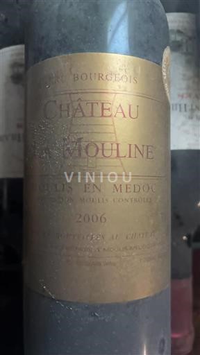 Bordeaux Moulis-en-Médoc Cru Bourgeois Château La Mouline 2006