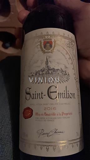 Bordeaux Saint-Émilion Pierre Chanau 2016