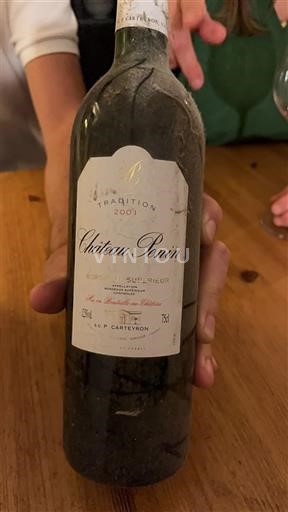 Bordeaux Bordeaux Supérieur Château Penin Tradition 2001