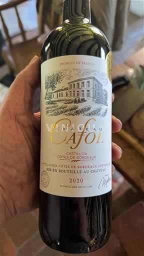 Bordeaux Côtes-de-Bordeaux Château Cafol 2020