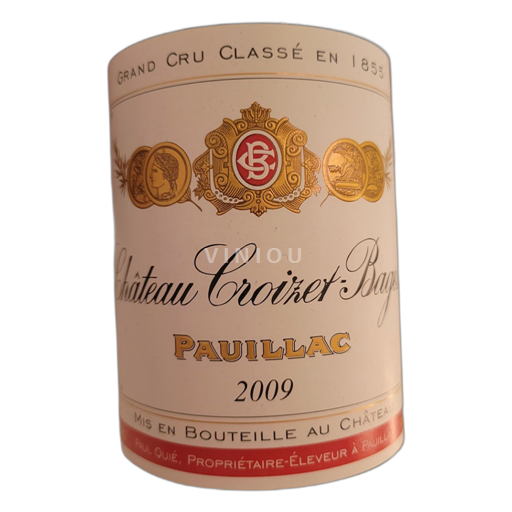 Bordeaux Pauillac Château Croizet-Bages 2009