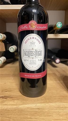 Languedoc Minervois Cella Vinaria Jacques de la Jugie 2018