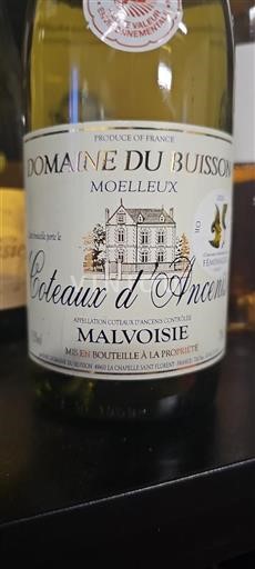 Loiretal Coteaux d'Ancenis Domaine Buisson Moelleux 2020