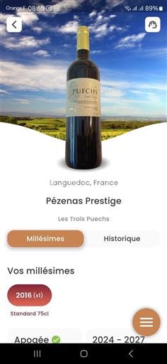 Languedoc Coteaux du Languedoc Les Trois Puechs Prestige 2016