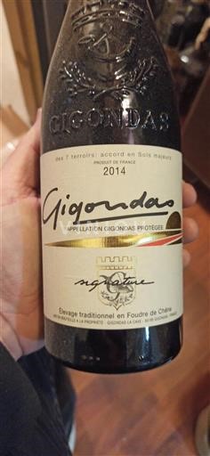 Valle del Rodano Gigondas Signature 2014