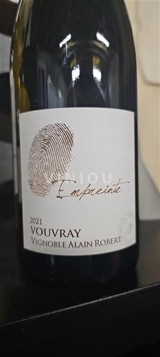 Loire-dalen Vouvray Vignoble Alain Robert Empreinte 2021