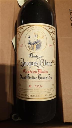 Bordeaux Saint-Émilion Grand Cru Grand Cru Château Jacques Blanc du Maître 1997