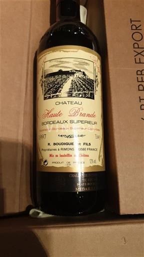 Bordeaux Bordeaux supérieur Château Haute Brande 1997