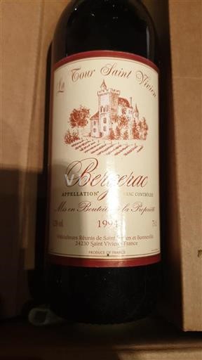 Sydväst Bergerac La Tour Saint Vivien 1994