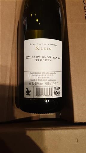 Palatinat Ni doloceno Klein Sauvignon Blanc Trocken 2023