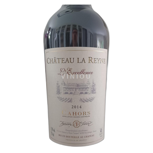South West Cahors Château La Reyne L'Excellence 2014