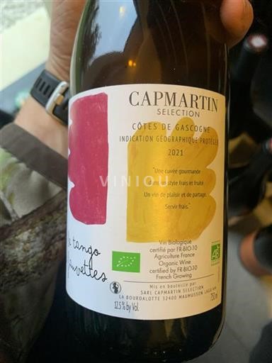 Sudoeste Côtes de Gascogne Domaine Capmartin 2021