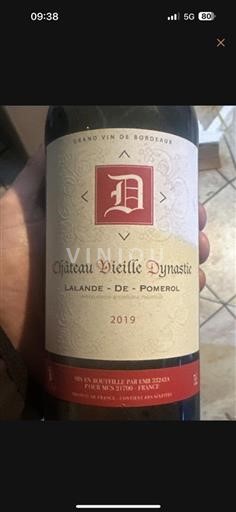 Burdeos Lalande-de-Pomerol Château Vieille Dynastie 2019