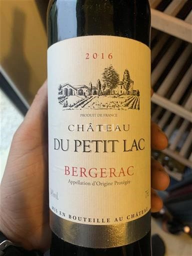 Zuidwest-Frankrijk Bergerac Château Petit Lac 2016
