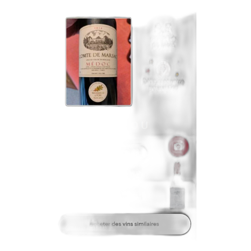 Burdeos Médoc Comte De Marsac 2016