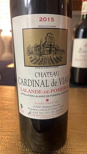 Bordeaux Lalande-de-Pomerol Château Cardinal De Viaud Prestige 2015