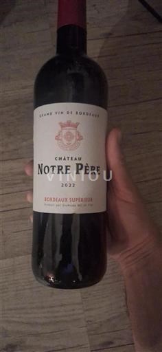Bordeaux Bordeaux supérieur Grand Cru Château Notre Père 2022