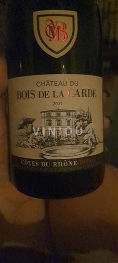 Thung lũng Rhône Côtes-du-rhône Château Bois De La Garde 2021