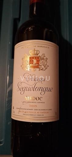 Bordéus Médoc Château Seguelongue 2018