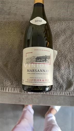 Borgonha Marsannay Grand Cru Clavelier & Fils 2018