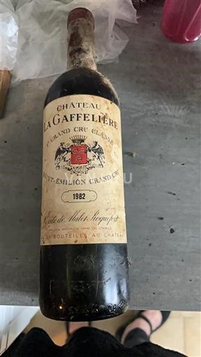 Burdeos Saint-Émilion Gran Cru Grand Cru La Gaffeliere 1982