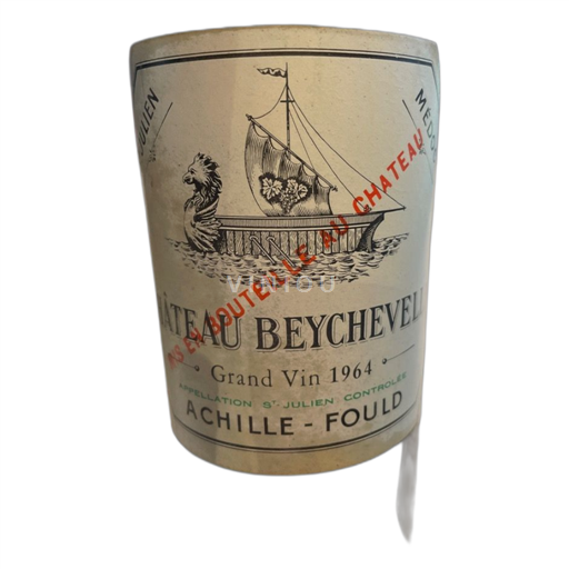 Bordeaux Saint-Julien Château Beychevelle 1967