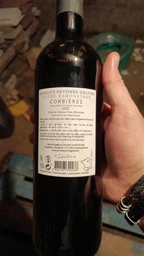 Langvedok Corbières Domaine Combe Grande Ramonetage 2020